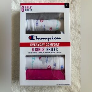 Champion Girls' Briefs - Pink, White, Gray